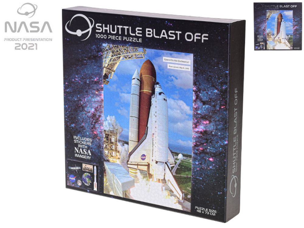 Puzzle NASA Start raketoplánu - Shuttle Blast Off