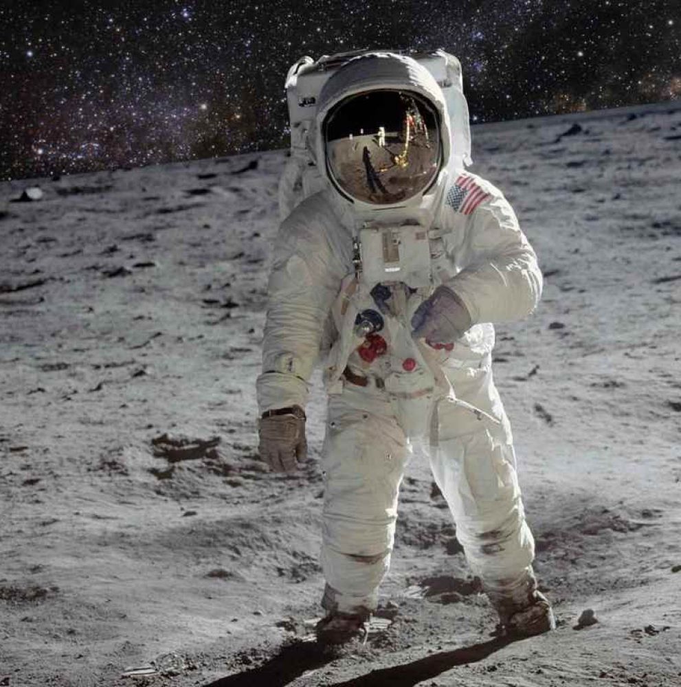 Astronaut na Měsíci 3D