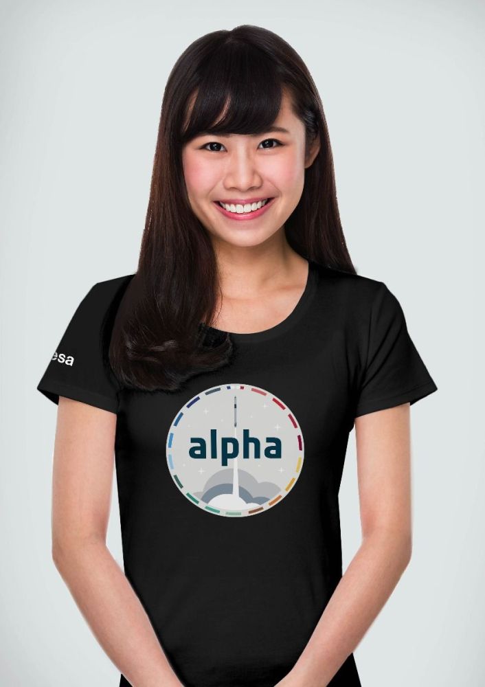 Tričko Alpha patch — dámské černé