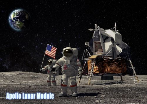Lunární Modul Apollo 3D