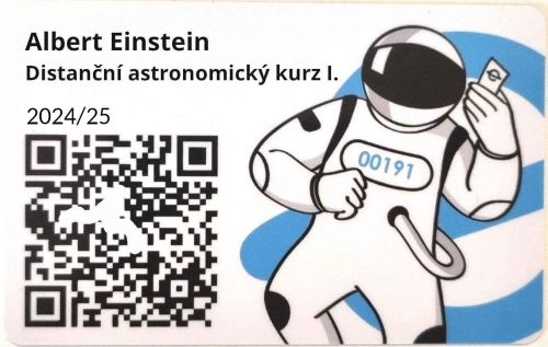 Astronomický kurz 2024/25 - I. ročník (distanční)