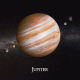Jupiter s měsíci 3D