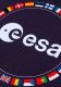 Tričko s obrázkem nášivky ESA — pánské bílé