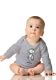 Body kojenecké AstroGnat — šedé